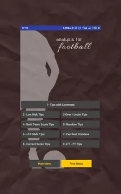 Analysis for Football (No Ads) android App screenshot 2